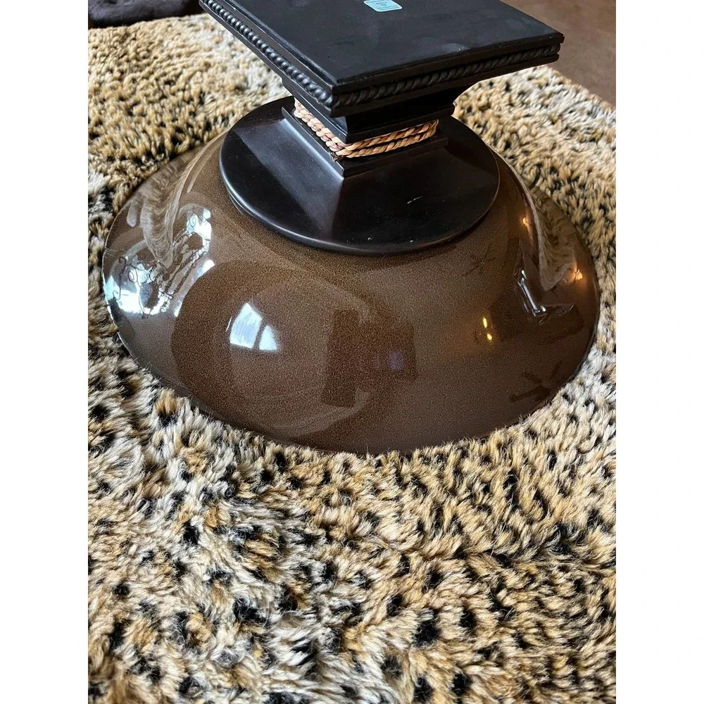 PartyLite Sahara Sands Centerpiece Pedestal Bowl P9702 13